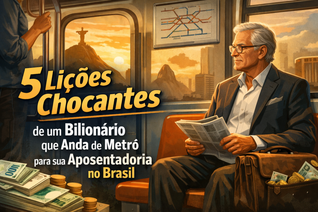 5 Lições Chocantes de um Bilionário que Anda de Metrô para sua Aposentadoria no Brasil