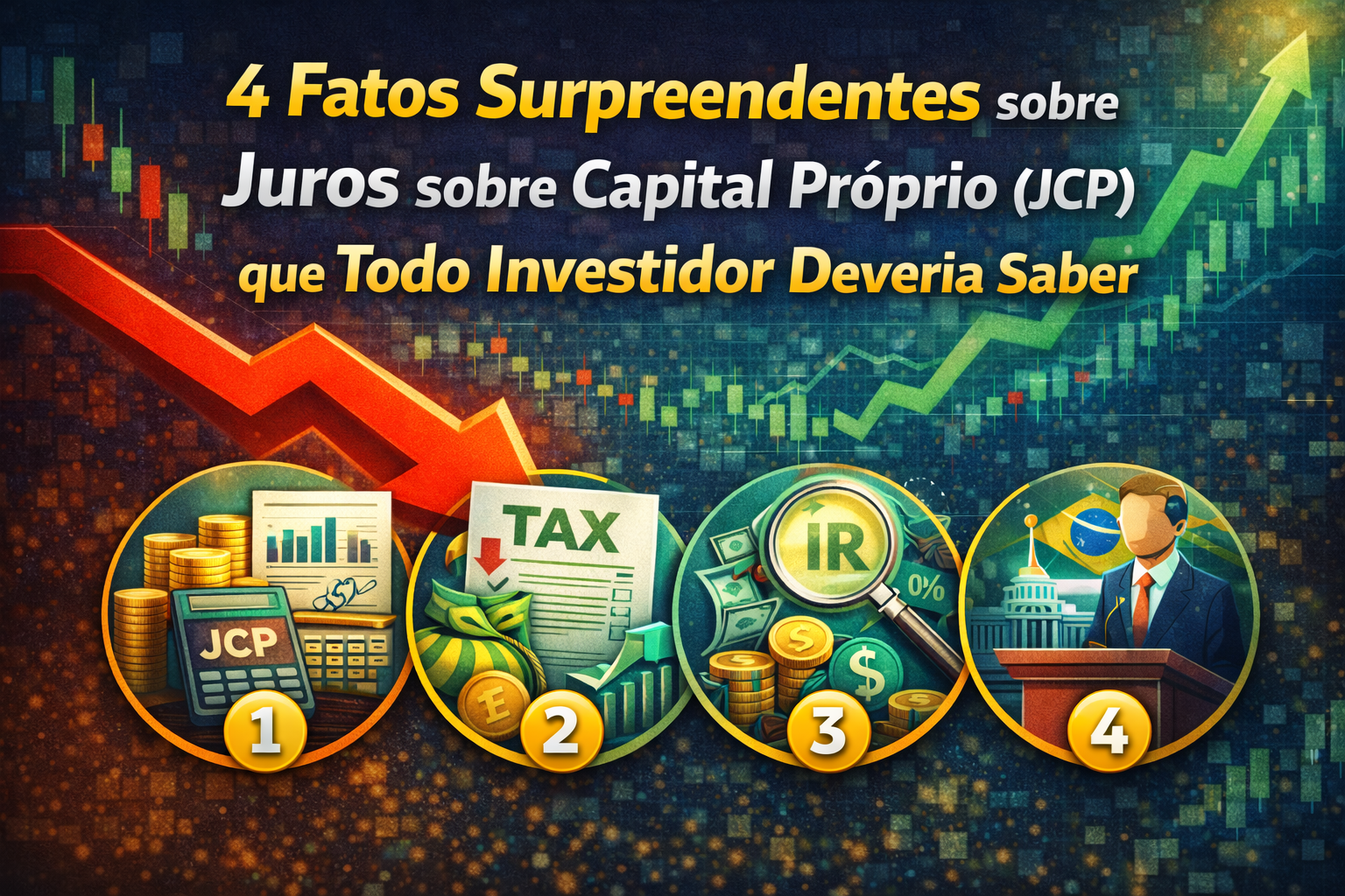 4 Fatos Surpreendentes sobre Juros sobre Capital Próprio (JCP)