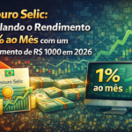 Tesouro Selic: Simulando o Rendimento de 1% com um Investimento de R$ 1000