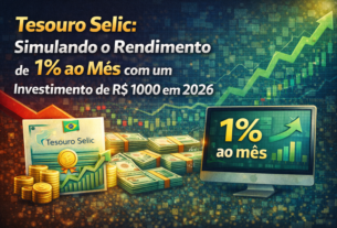Tesouro Selic: Simulando o Rendimento de 1% com um Investimento de R$ 1000
