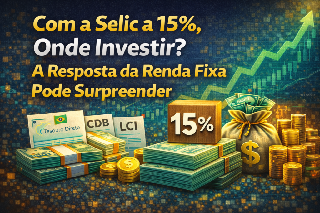 Com a Selic a 15%, Onde Investir? A Resposta da Renda Fixa Surpreende