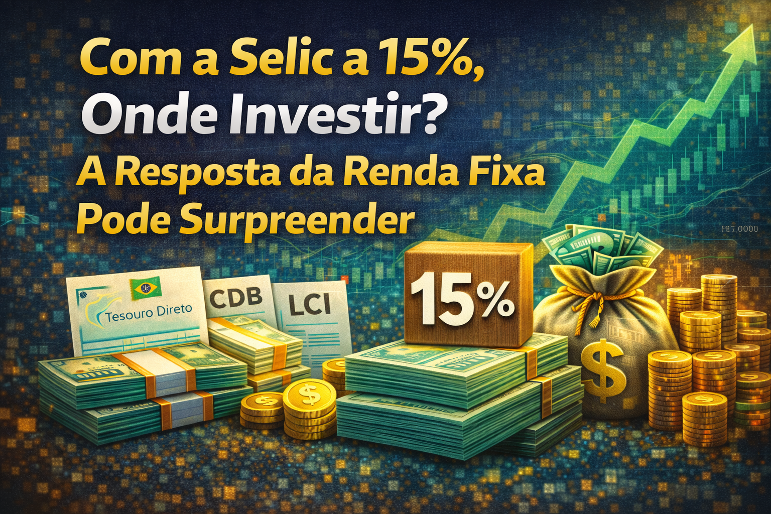 Com a Selic a 15%, Onde Investir? A Resposta da Renda Fixa Surpreende