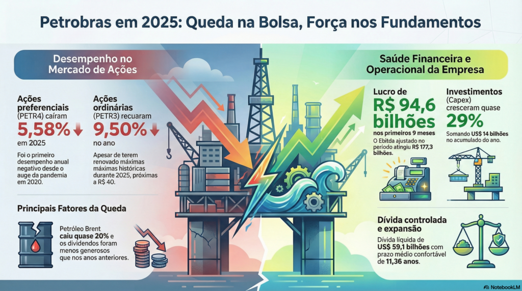 Petrobras (PETR4) em 2025: 3 Fatos Surpreendentes Por Trás da Queda das Ações