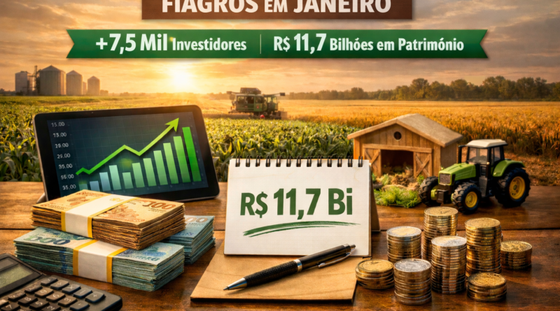 Fiagros Começam o ano com R$ 11,7 Bilhões e com 7,5 mil investidores