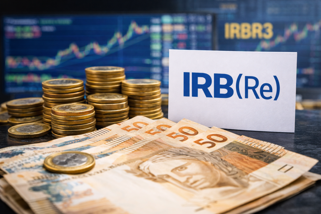 Dividendos do IRB (Re) (IRBR3): O que esperar da nova política de pagamentos até 2027 1 Dividendos do IRB (Re) (IRBR3):