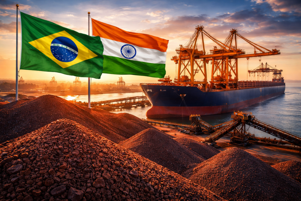 Vale (VALE3) fecha acordo estratégico para minério de ferro na Índia