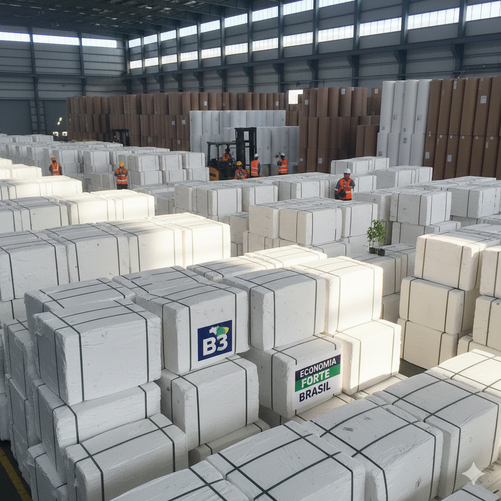 Restrições na Oferta Elevam Preços de Papel e Celulose