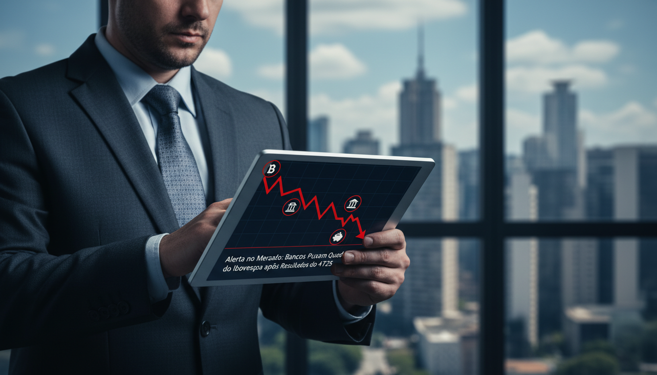 Alerta no Mercado: Bancos Puxam Queda do Ibovespa após Resultados do 4T25