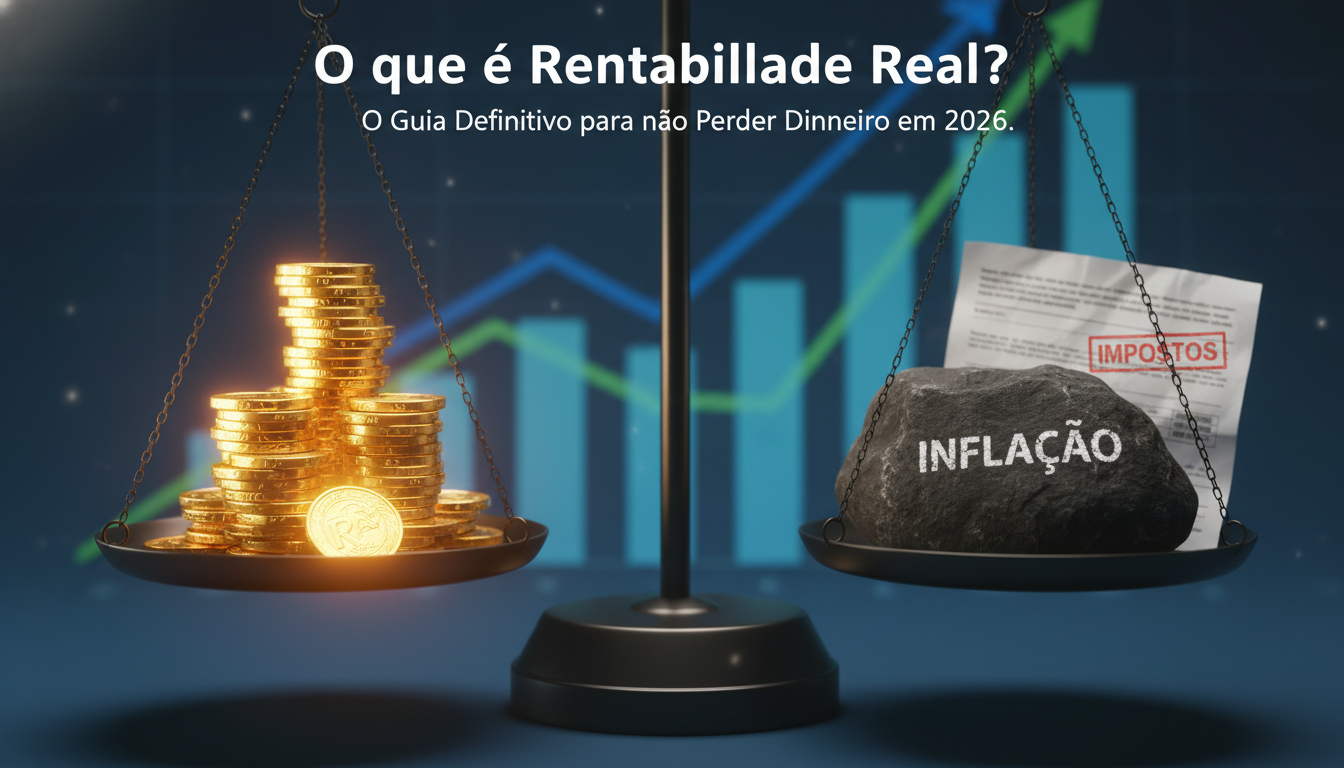 O que é Rentabilidade Real? O Guia Definitivo para não Perder Dinheiro em 2026