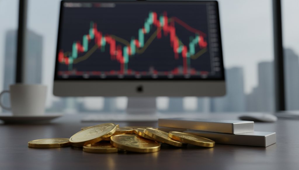 Ouro e Prata Derretem: Entenda a Liquidação Agressiva nos Metais