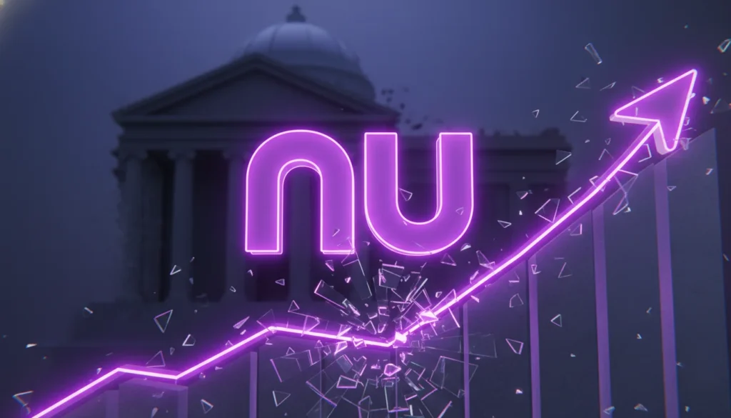 Nubank (ROXO34) consolida liderança: Lucro recorde supera rentabilidade do Itaú 1 Nubank (ROXO34) Supera Itaú: Lucro Histórico no 4T25 e o Futuro das Fintechs