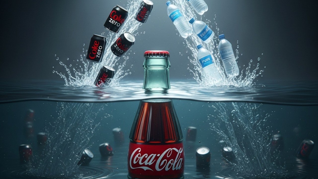 Ações da Coca-Cola Caem Após Previsão de 2026: Coca Zero é Destaque