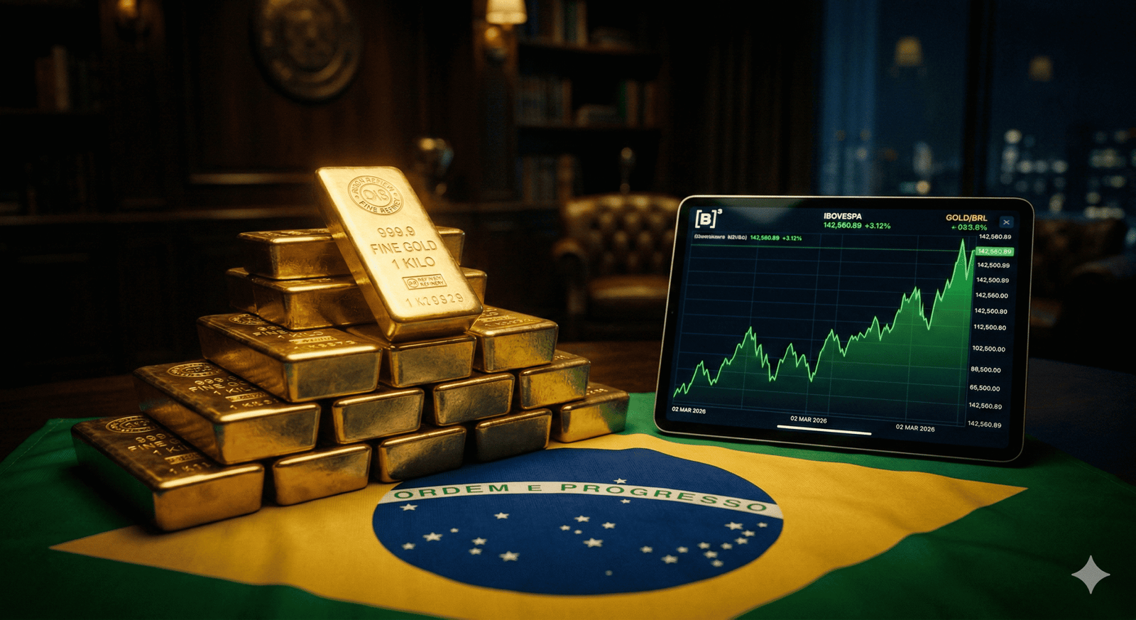 Ouro Dispara: Entenda por que o Metal Precioso Atingiu Níveis Históricos em Março de 2026