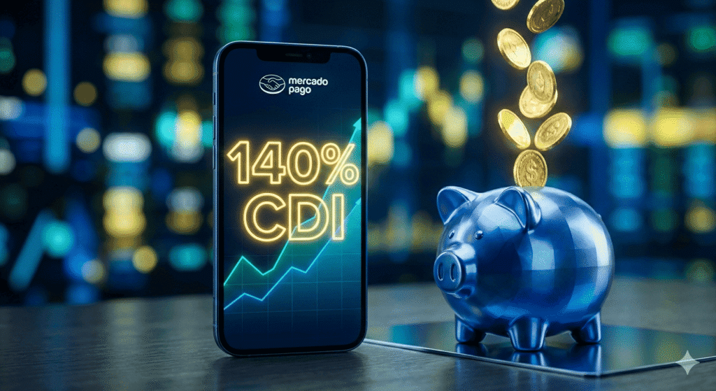 Mercado Pago Lança Cofrinho com Rendimento de 140% do CDI 1 Mercado Pago inova e paga 140% do CDI