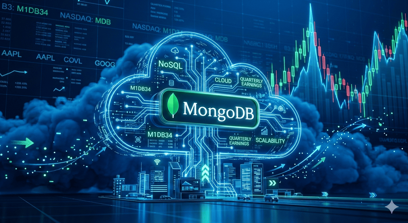 MongoDB (M1DB34) Supera Expectativas no 4T26, mas Projeções Futuras Preocupam Investidores