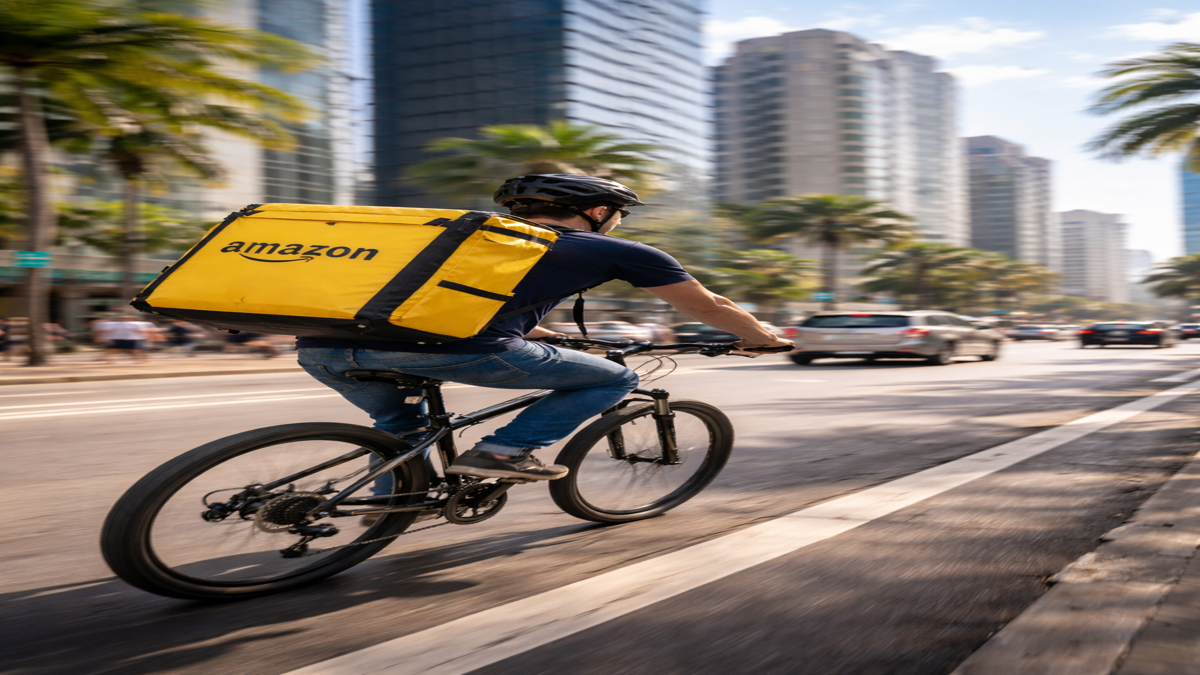 Amazon (AMZO34) lança serviço de delivery em até 15 minutos no Brasil