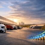 centro logístico representando fundo imobiliário BLMG11 e crescimento de dividendos