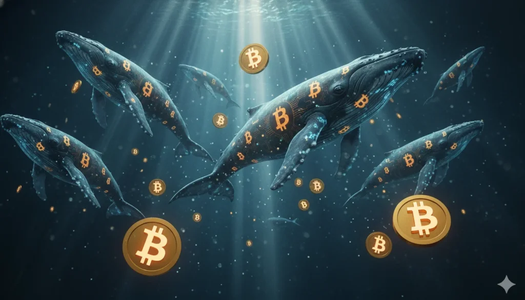 Baleias de Bitcoin começa a Acumula em US$ 71 Mil: