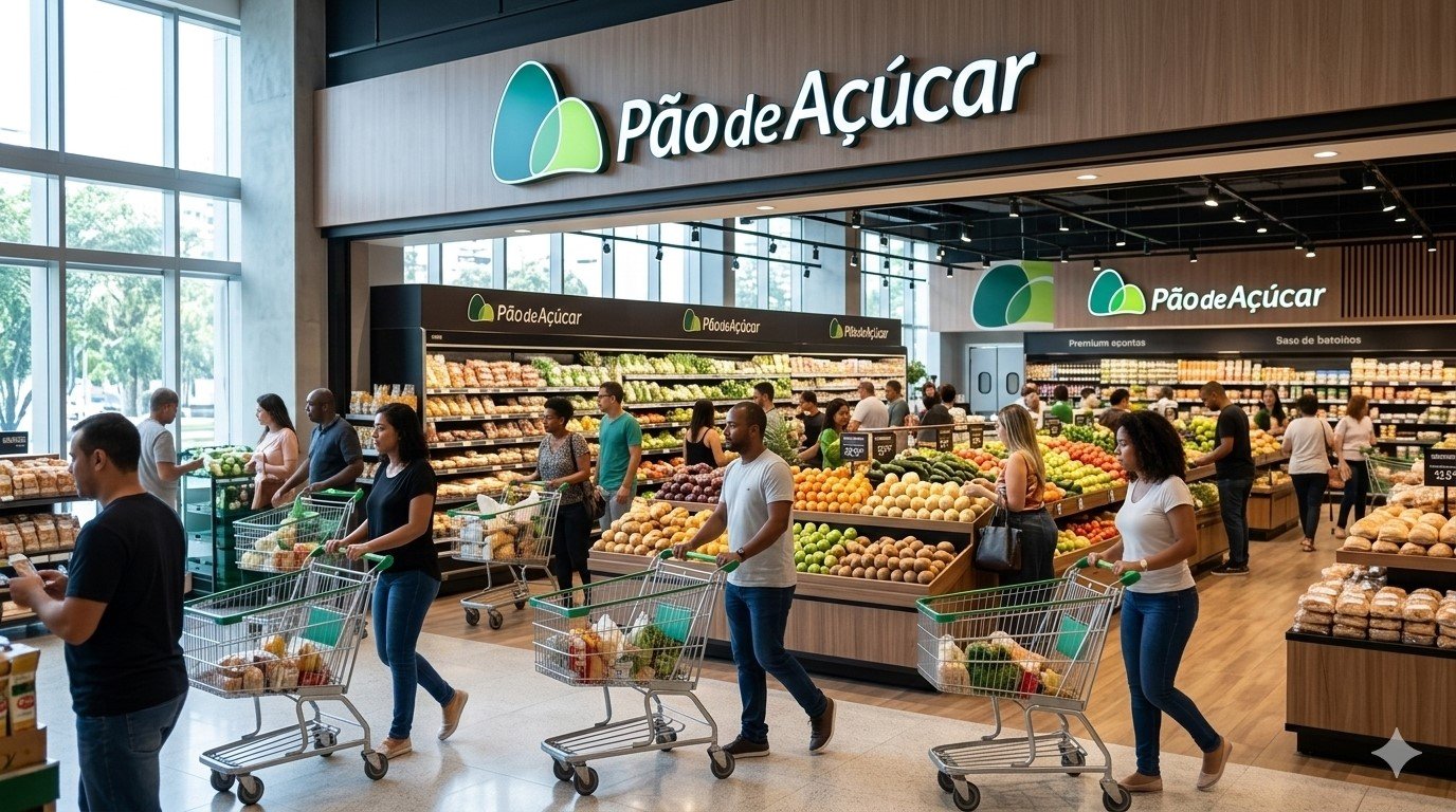 Enquanto o fluxo de clientes segue nas lojas, o Pão de Açúcar (PCAR3) enfrenta o desafio de reorganizar suas dívidas em um cenário de alerta no mercado financeiro