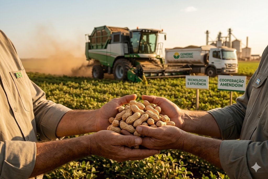 O Avanço do Amendoim Brasileiro: Por que Produtores Argentinos estão no Interior de SP