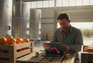 Estoques de Suco de Laranja no Brasil aumentam 75%: Entenda o Impacto da Queda dos Preços