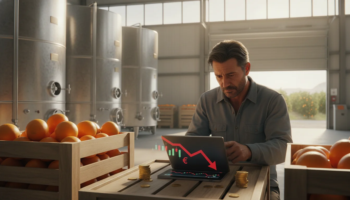 Estoques de Suco de Laranja no Brasil aumentam 75%: Entenda o Impacto da Queda dos Preços