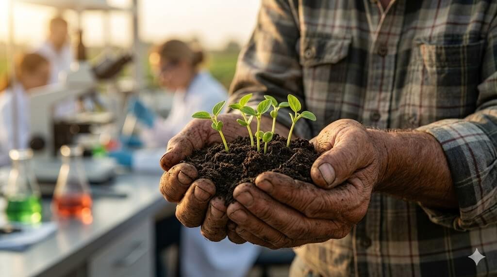 A união entre a experiência do produtor rural e a alta tecnologia de biológicos da BASF e AgBiTech redefine o futuro da produtividade sustentável no Brasil.