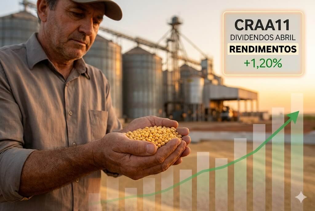 Fiagro CRAA11 da Sparta anuncia dividendos para abril com yield acima de 1,20%