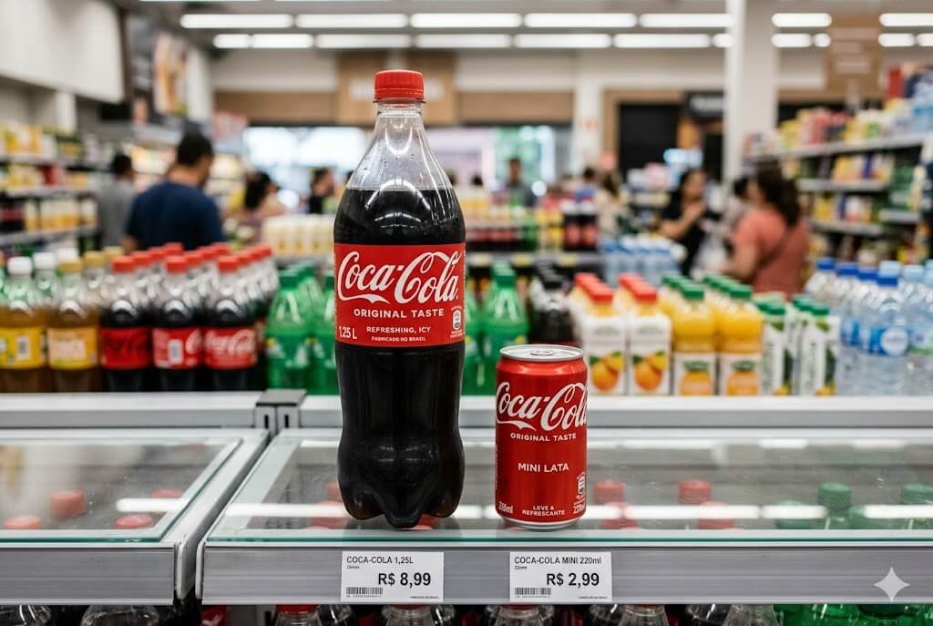 Coca-Cola altera tamanho de embalagens no Brasil: Entenda a estratégia