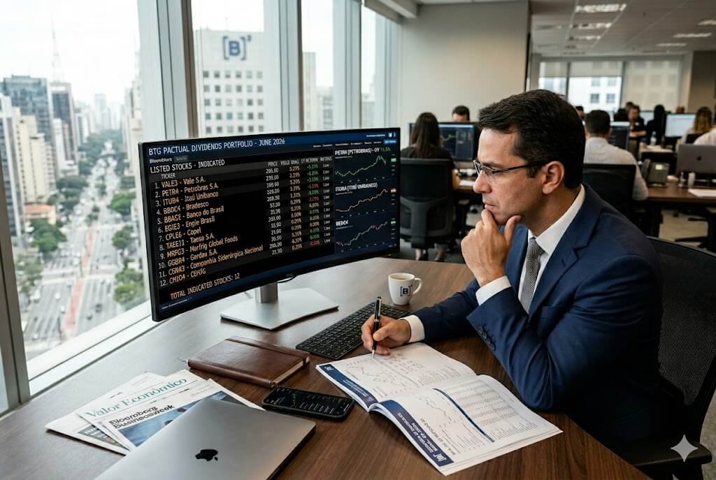 BTG Pactual Atualiza Carteira de Dividendos para Junho; Veja as 12 Ações Indicadas